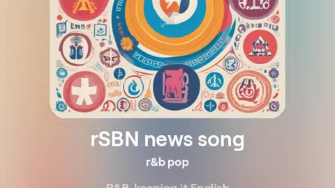 rSBN news song, r&b pop style,🎶