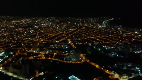 Brazil at night is beautiful Imagem 4k