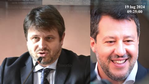 Matteo Salvini intervistato da Giovanni Sallusti Rielezione di Ursula Trump Salva