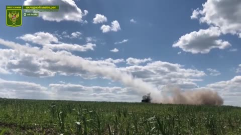 Combat work of the air defense of the NM LPR on the Ukrainian🇺🇦 drone