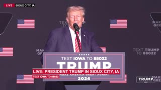 Donald Trump Speech in Sioux City, Iowa - October 29, 2023