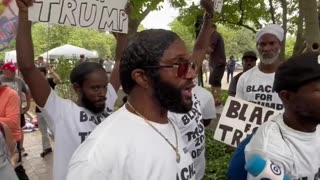 Blacks for Trump are FIRED UP