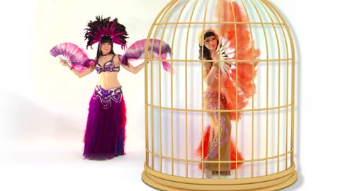 "Birds" - belly dance fantasy with Tanna Valentine, Nyx Asteria, Neon