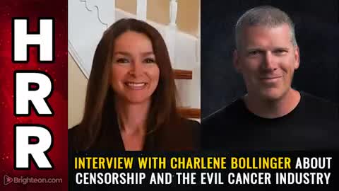 Interview with Charlene Bollinger about censorship and the evil CANCER industry