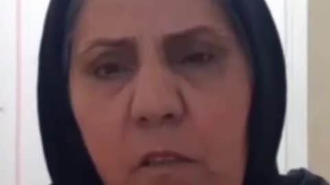 Mrs Ahmadi, the Mother of Ibrahim Ketabdar killed by the Islamic Regime.