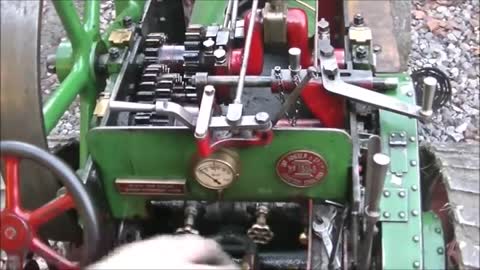 Steaming A 4" Foster Traction Engine