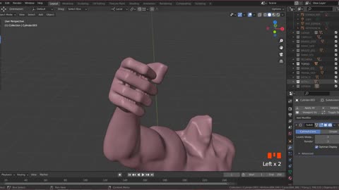 Blender Escultura He-man 23