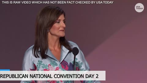 Nikki Haley makes case for Trump in 2024 election. 'Don’t have to agree with (him) 100% of the time'