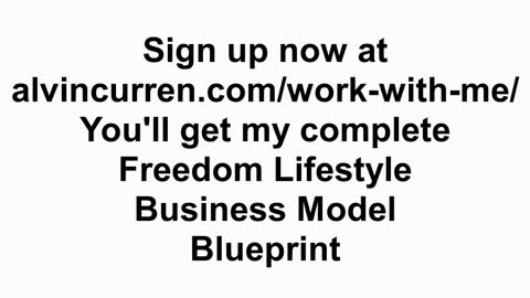 Freedom Lifestyle Business Model Blueprint