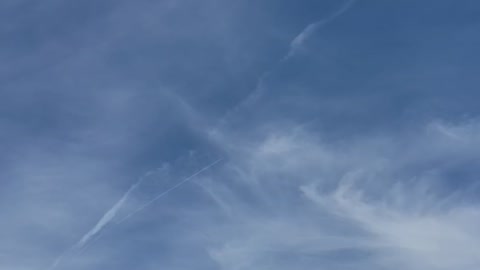 Chemtrail clouds