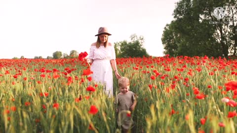 Shilden and Mom nice moment Flower