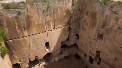 Gumusler Monastery in Nigde, Cappadocia was built between the VIII and XII centuries