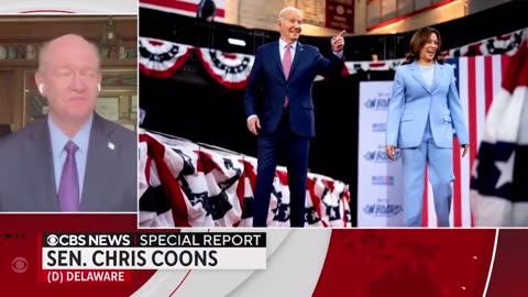 Chris Coons Cries After Biden Drops Out