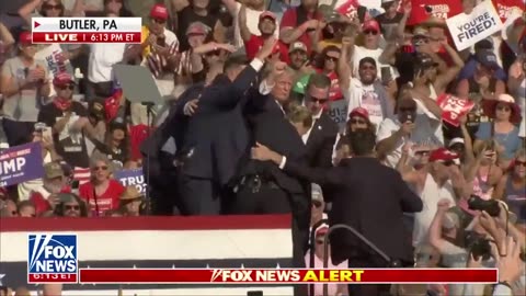 Shots fired at Trump rally