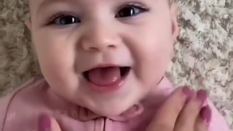 Cute baby face video