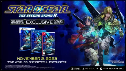 Star Ocean The Second Story R [PC, PS5, PS4, Switch] – November 2 2023
