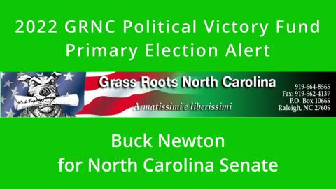2022 GRNC PVF Recommends Buck Newton