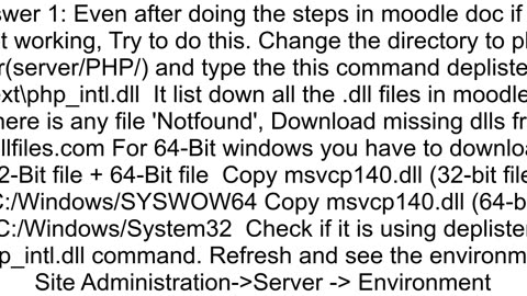 intl extension installing php_intl in Moodle