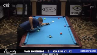 CSI Presents The Kamui Challenge: Shane Van Boening vs Ko Pin Yi Pt.2