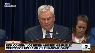 HUGE: Rep. Comer Begins The Biden Impeachment Enquiry With EXPLOSIVE Remarks