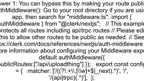 How to resolve errors around uploadthing and NextJS The upload functionality worked before the vers