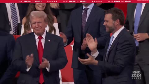 President Donald Trump Epic Arrival at RNC 2024