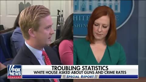 Peter Doocy grills Psaki over increased crime rates