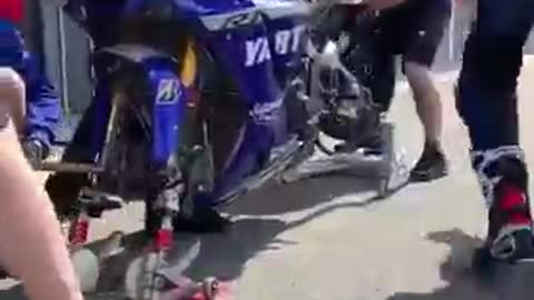 Fast enough Yamaha bike racing video