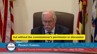 Commissioner Kiler provides a statement about Carroll County Public Library funding in FY25