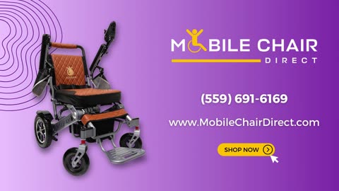 Electric folding wheelchair * Call (559) 691-6169 | Mobile Chair Direct