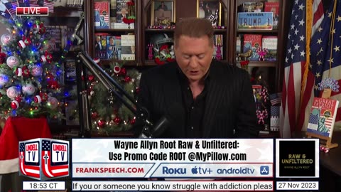 Wayne Allyn Root Raw & Unfiltered - November 27th, 2023