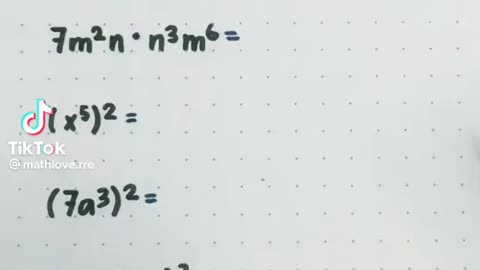 Multiplying Monomials for you to study
