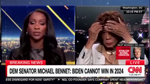 DERANGED BIDEN SURROGATE MAXINE WATERS TRIES OUT DIFFERENT HAIRSTYLES… ON LIVE TV! 🤯📺💇‍♀️