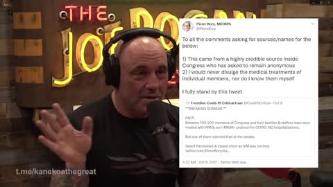 Joe Rogan Says Doctor treated him (And 200 members of congress) with ...