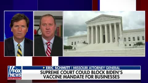 Missouri Attorney General Eric Schmitt discusses the legality of Biden's vaccine mandates