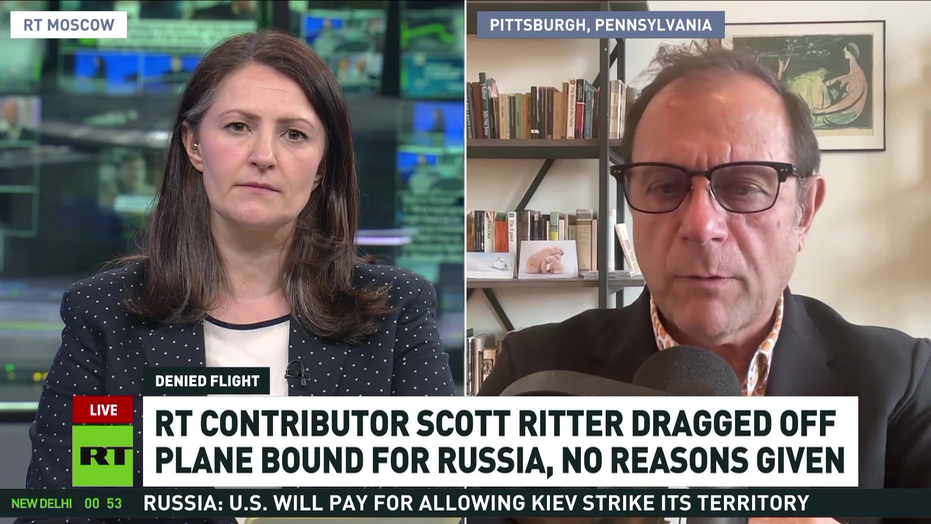 RT contributor Scott Ritter pulled off plane to Russia by US State ...