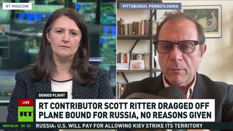 RT contributor Scott Ritter pulled off plane to Russia by US State Department