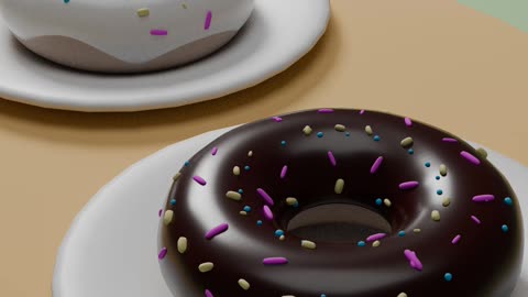 Time to Donut 🍩 #3d #blender #rumble
