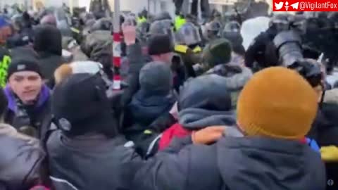 Protesters in Ottawa shout "Freedom