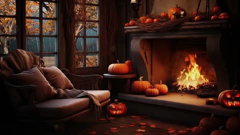 Cozy Halloween Cabin Getaway: A Spooky Retreat in the Woods 🍂👻 🎃