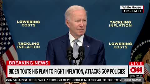 Biden: I Know You Are Frustrated with Inflation, But Don’t Blame Me, It’s MAGA Republicans’ Fault