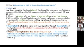 Righteousness by Faith / Justification by Faith (part 11)