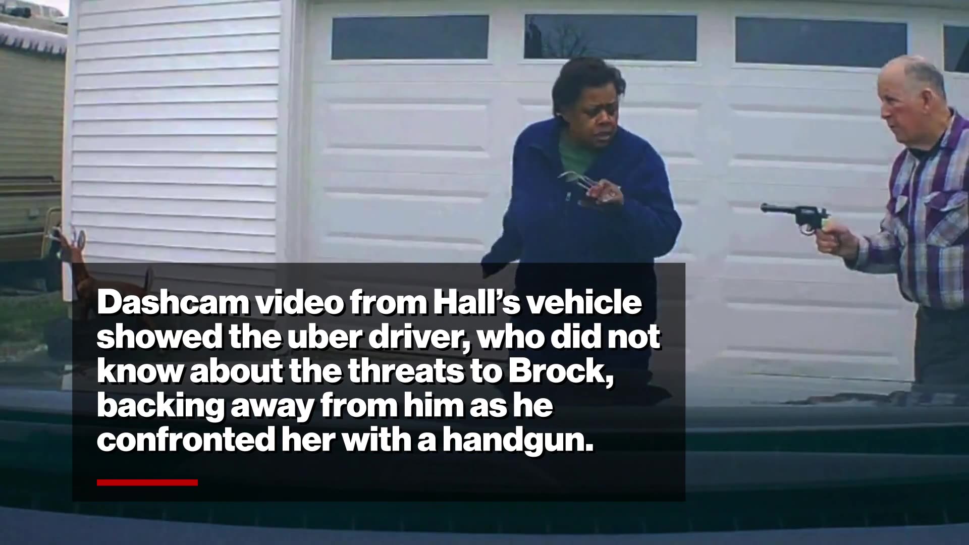 'I'm sure glad you guys are here': Moment scam victim greets cops after allegedly shooting innocent Uber driver