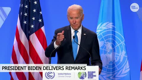 Biden holds a news conference at COP26 USA TODAY