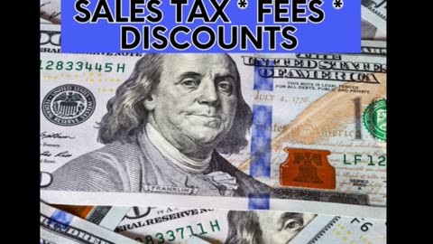 SALES TAX, FEES & DISCOUNTS - 5th Grade Middle School Financial Worksheets