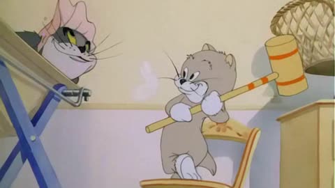 Tom and Jerry: Baby Puss - A Hilarious Tale of Feline Embarrassment 012