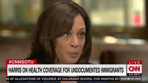 Kamala Harris supports using YOUR hard-earned, dollars to fund free healthcare for illegal aliens.