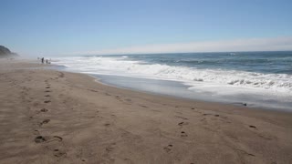 Beautiful beach on the Oregon Coast