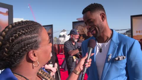 Top Gun Maverick on the carpet with Rolling Out