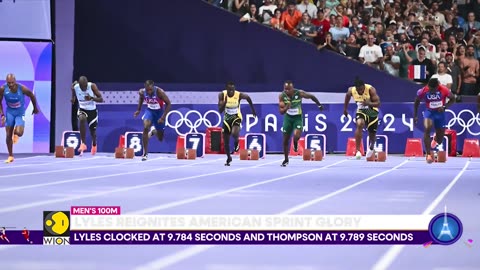 Paris Olympics 2024: Noah Lyles wins 100m final by five thousandths of a second | WION Sports